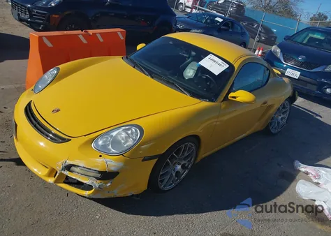 2006 Porsche Cayman S z USA, uszkodzony, nr VIN WP0AB29846U783926